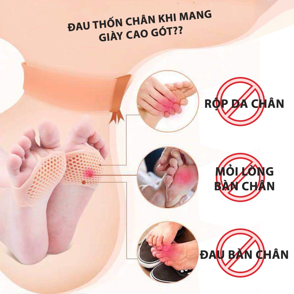 Lót Chân Silicon Bảo Vệ Mũi Chân,Lót Bàn Chân Chống Sốc