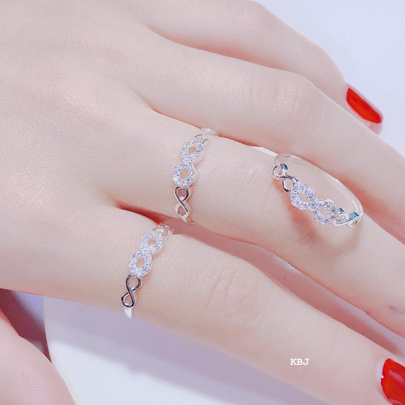 Nhẫn bạc nữ thời trang chất liệu bạc s925 MS041