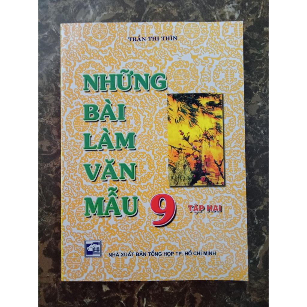 Sách Những Bài Làm Văn Mẫu Lớp 9 Tập 2
