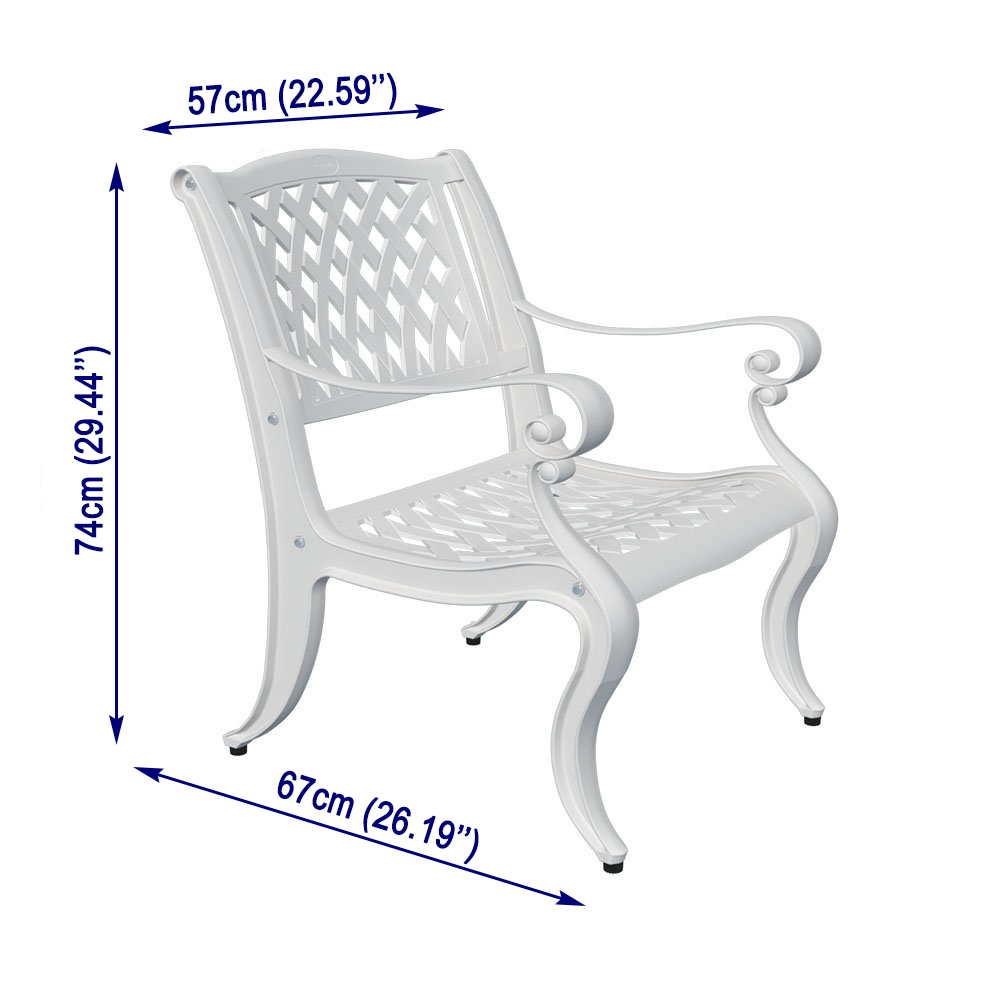 Ghế Nhôm Đúc AC-03-W