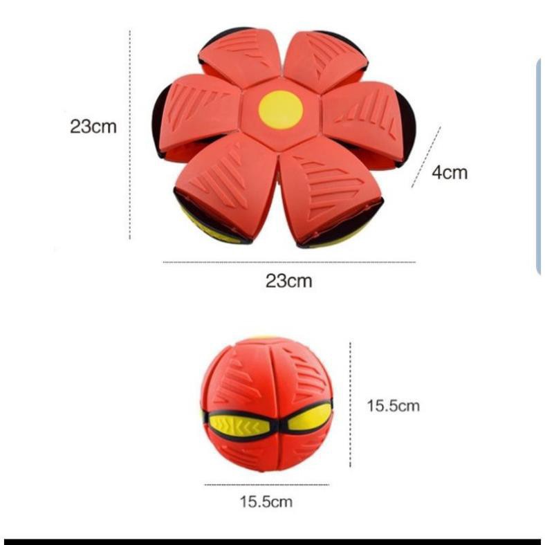 Đồ chơi bóng ma thuật biến hình thành đĩa bay có đèn led đồ chơi cho bé vận động, quà tặng sinh nhật cho bé