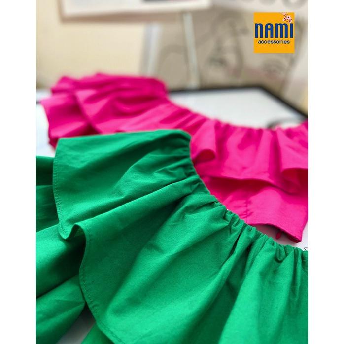 Áo trễ vai bèo tầng dáng croptop mix match gì cũng xinh xắn Nanami - ATNU054