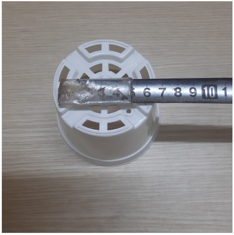 50 Chậu Nhựa Trồng Lan, Cây Cảnh Mini Fi 10cm - Màu Trắng - Cốc ươm fi 10 màu Trắng