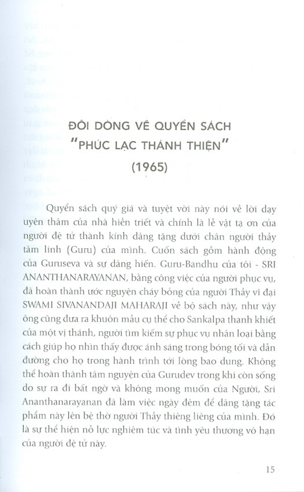Phúc Lạc Thánh Thiện - Yoga Hiện Đại - Lối Sống Lành Mạnh Về Thân Thể, Tinh Thần Và Trí Tuệ Tâm Linh