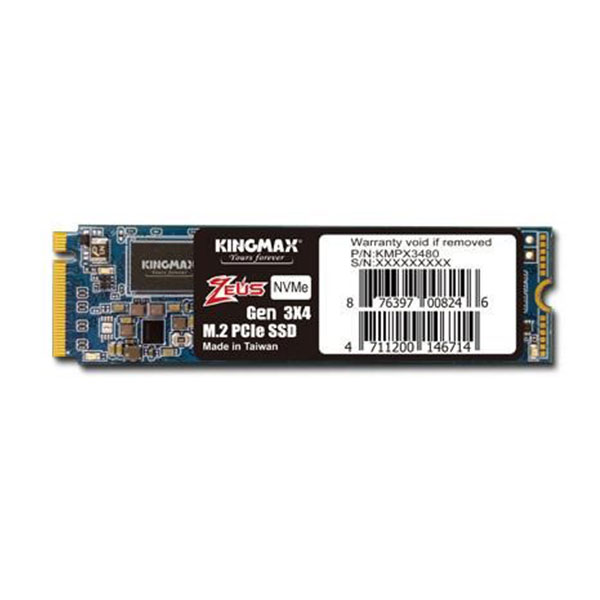 SSD KINGMAX Zeus 1TB PX3480 NVMe M.2 2280 PCIe Gen 3.0 x4 - Hàng Chính Hãng