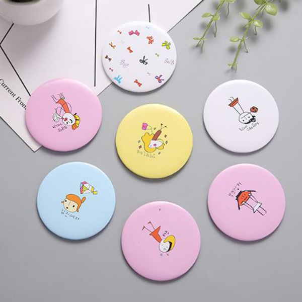 COMBO 2 Gương tròn mini siêu dễ thương - Mẫu ngẫu nhiên