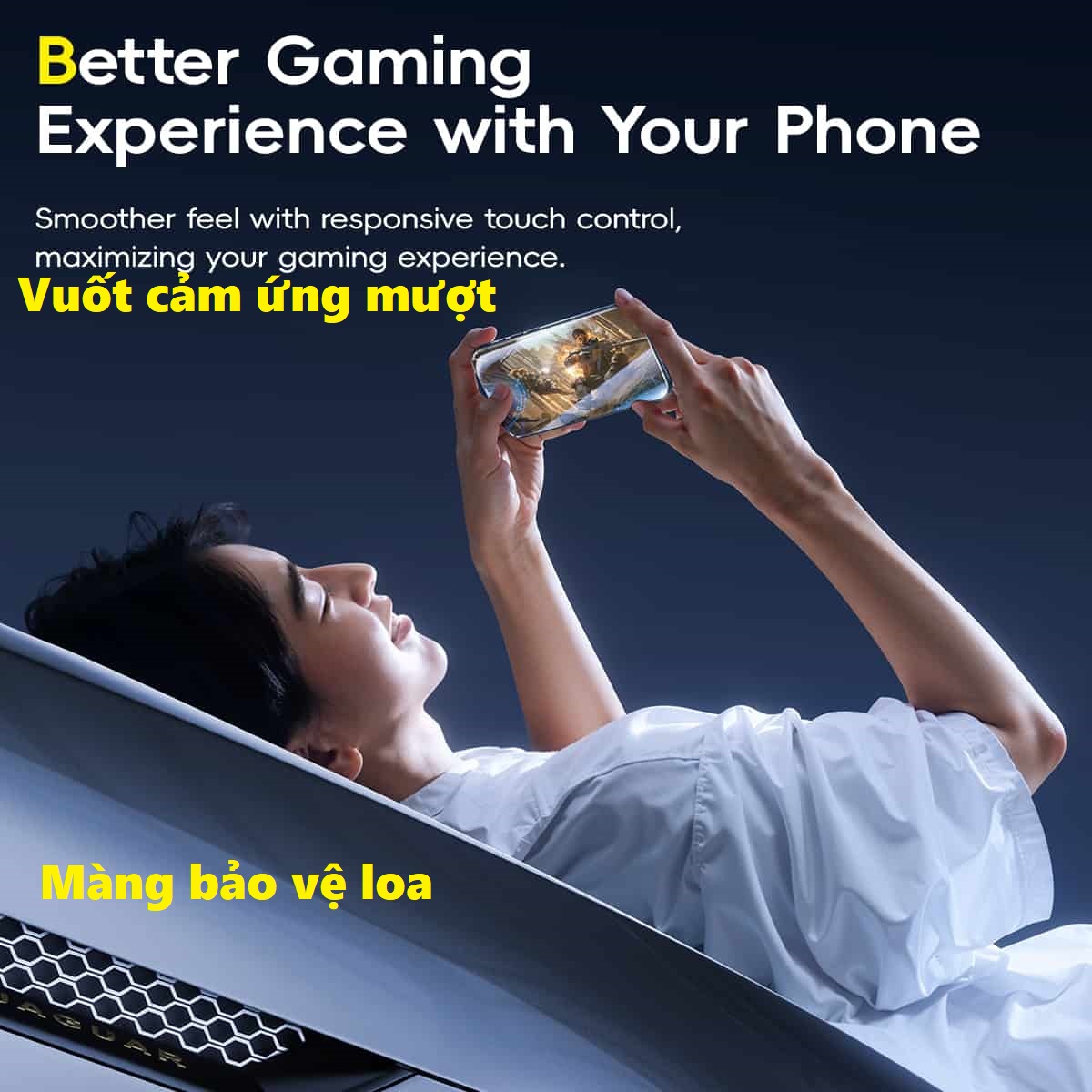 Kính cường lực full màn chống chói có màng loa cho iP 15 Series Baseus Anti-Glare  Screen Protector _ Hàng chính hãng