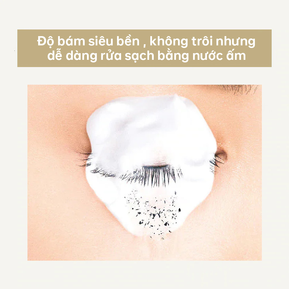 Mascara Màng Film Cải Tiến Kissme Heroine Make Siêu Chống Trôi Làm Cong Và Dài Mi Bản Giới Hạn (Màu Đen Tro) Phiên Bản Hoàng Gia