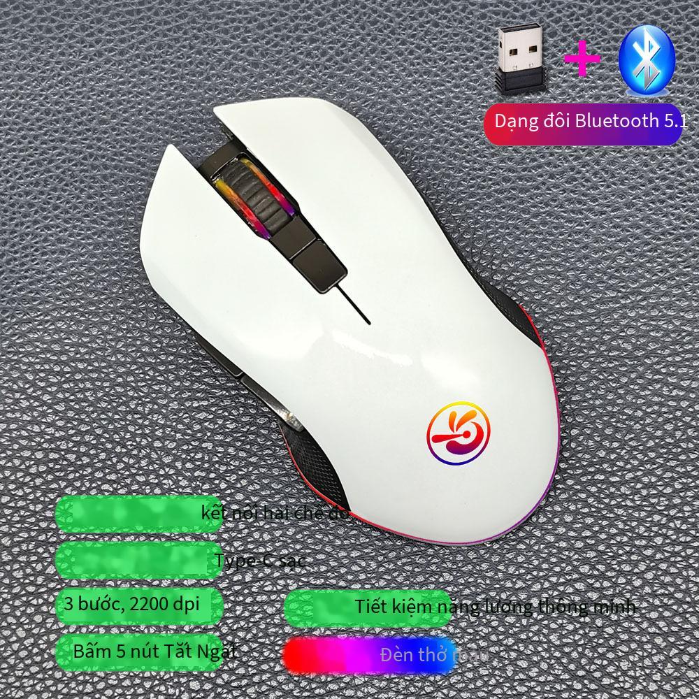 Đảm Bảo Chất Lượng M6 Bluetooth Chế Độ Kép Chuột Tắt Tiếng Không Dây Có Thể Tùy Chỉnh Logo Bao Bì Sạc TYPE-C Áp Dụng Cho Chơi Game Tại Nhà
