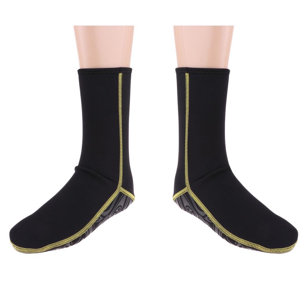 1 Pair Water Shoes Beach Fin Socks Neoprene Diving Boots Scuba Snorkel Booties Surfing Wetsuit Sports Waterproof Foot  for Men Women