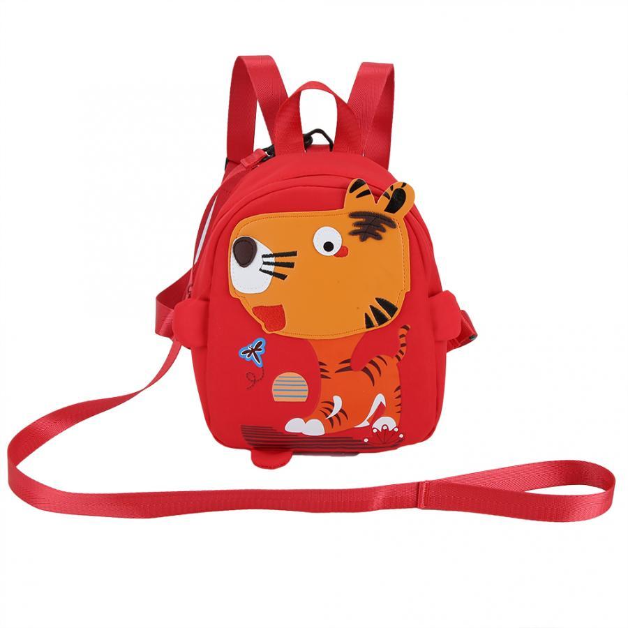 Dễ Thương Hình Con Hổ Bé Dây An Toàn Toàn Ba Lô Trẻ Em Hình Hoạt Hình Ba Lô Chống Mất Schoolbag Túi Có Bé Dây An Toàn