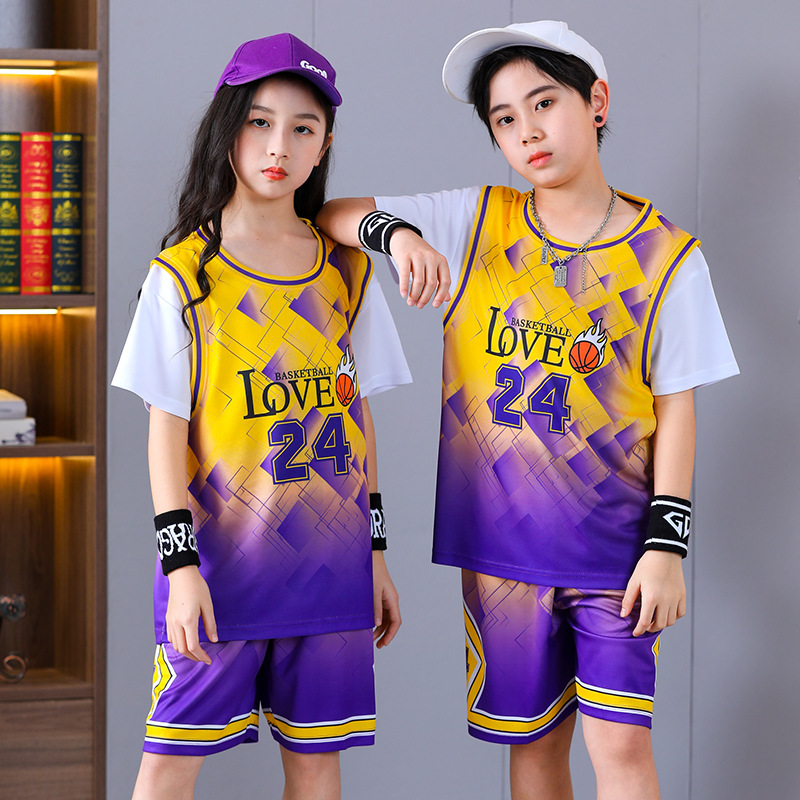 Bộ thể thao bé trai và bé gái size đại 8-16 tuổi in chữ và số kiểu dáng khỏe khoắn thời trang hàng Quảng Châu cao cấp