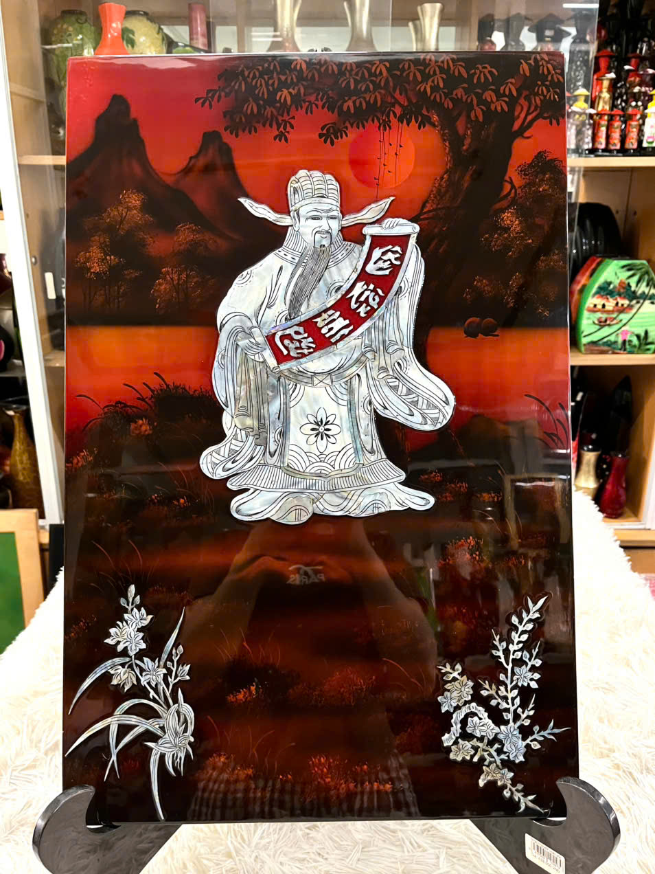 [XẢ KHO]Tranh lịch sơn mài cao cấp Thanh Bình Lê size 40x60 cm