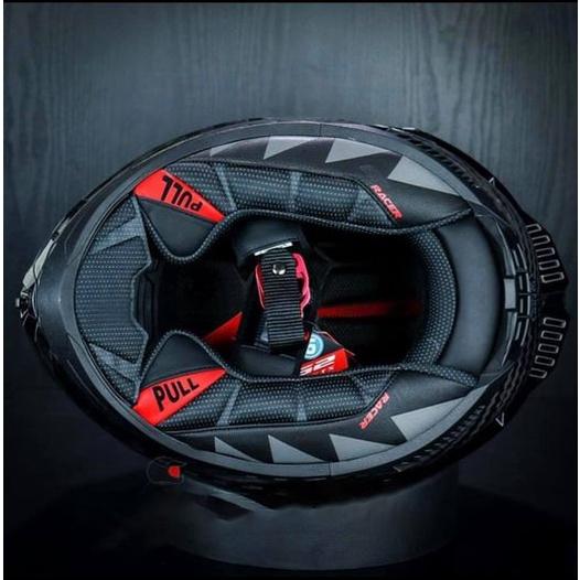 MŨ BẢO HIỂM FULLFACE LS2 FF805 THUNDER RACING CARBON - GARA20