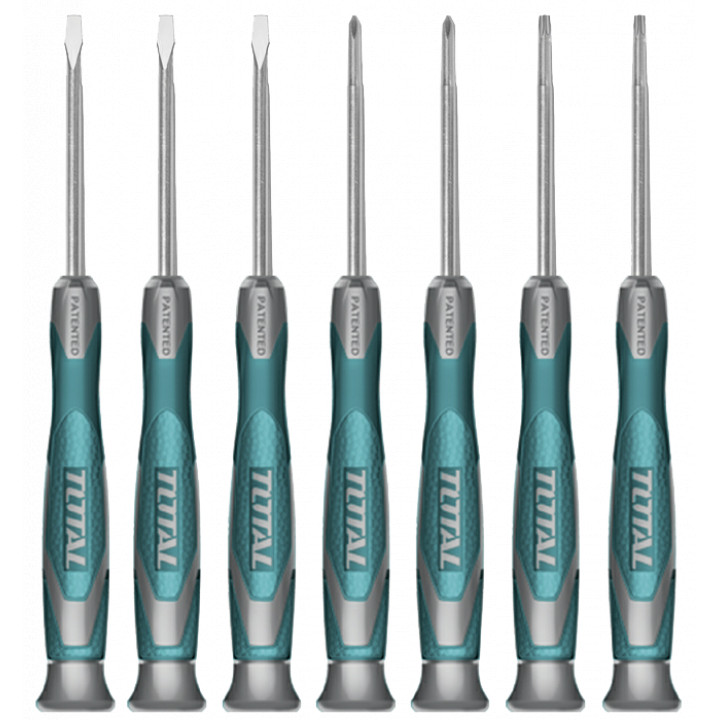 Bộ tuốc nơ vít 7 chi tiết Total THT250726