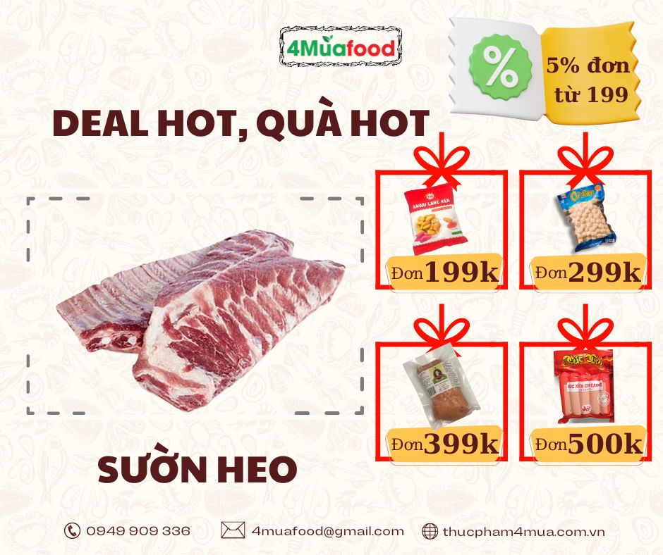 - Sườn heo cánh buồm -1kg
