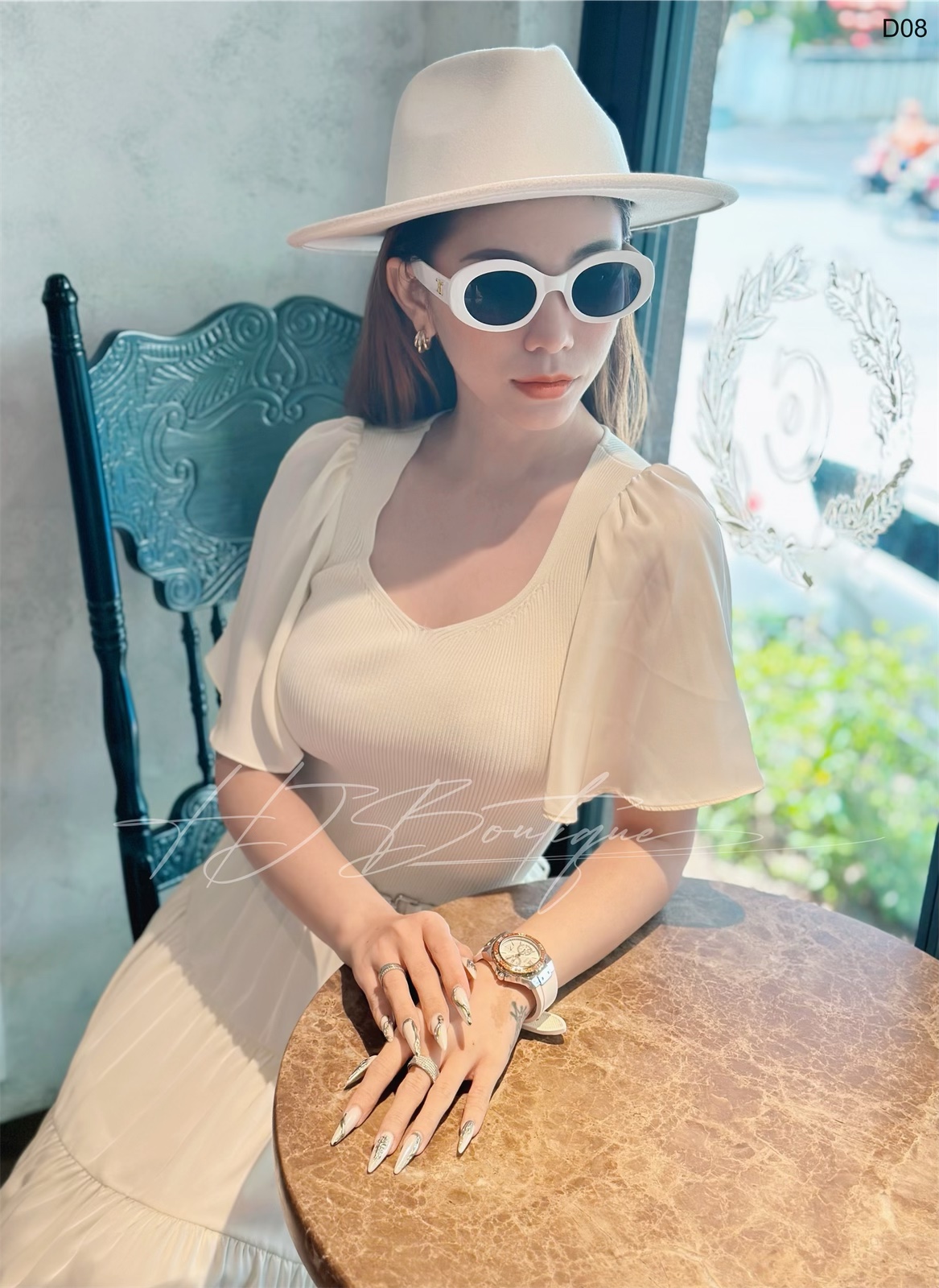 Đầm dáng dài Kiểu Midi lụa cao cấp