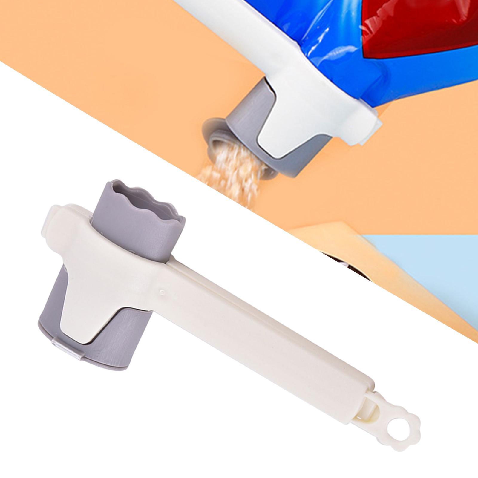Snack Sealing Clip Sealer Clamp Kitchen Gadgets for Kitchen Gray White
