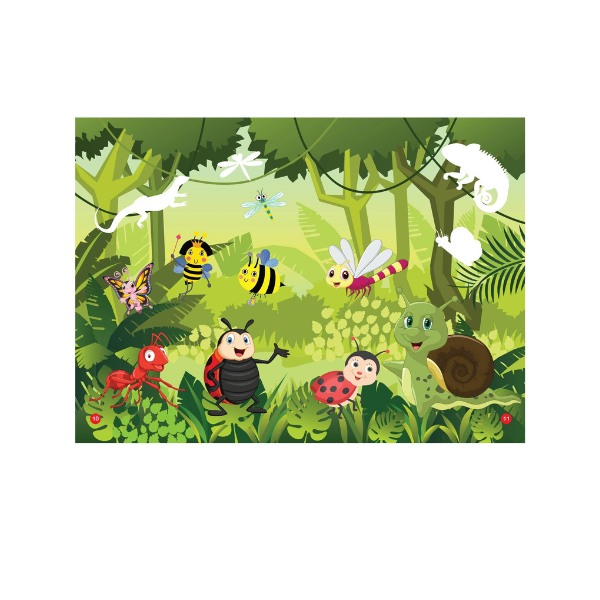 Sticker Dán Hình Thông Minh - Thế Giới Động Vật (VT)