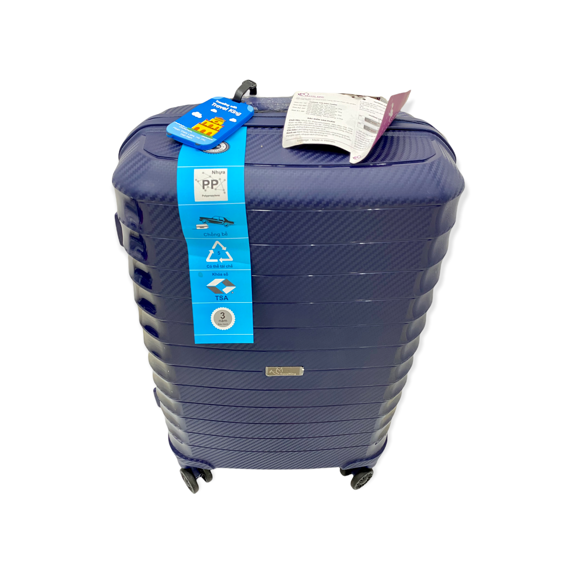 vali kéo du lịch Travel King 24921 xanh lục