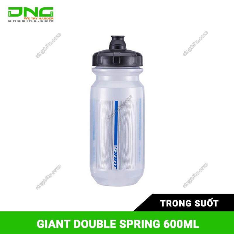 Bình nước xe đạp GIANT DOUBLE SPRING 600ml