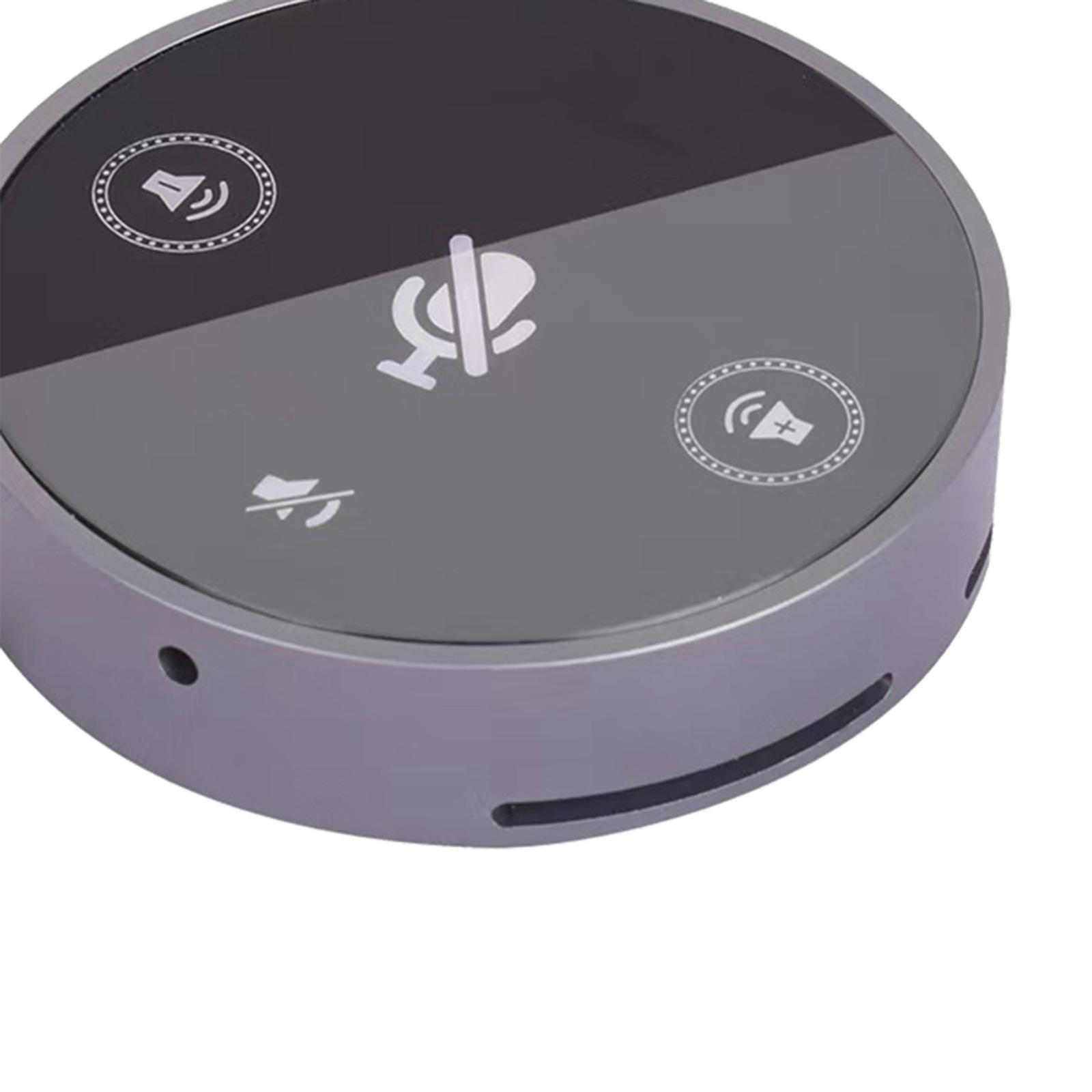 USB Microphone Bluetooth Computer Speakers with Microphone Voice Pickup Conference USB Microphone Desktop Mic for Recording Chatting People