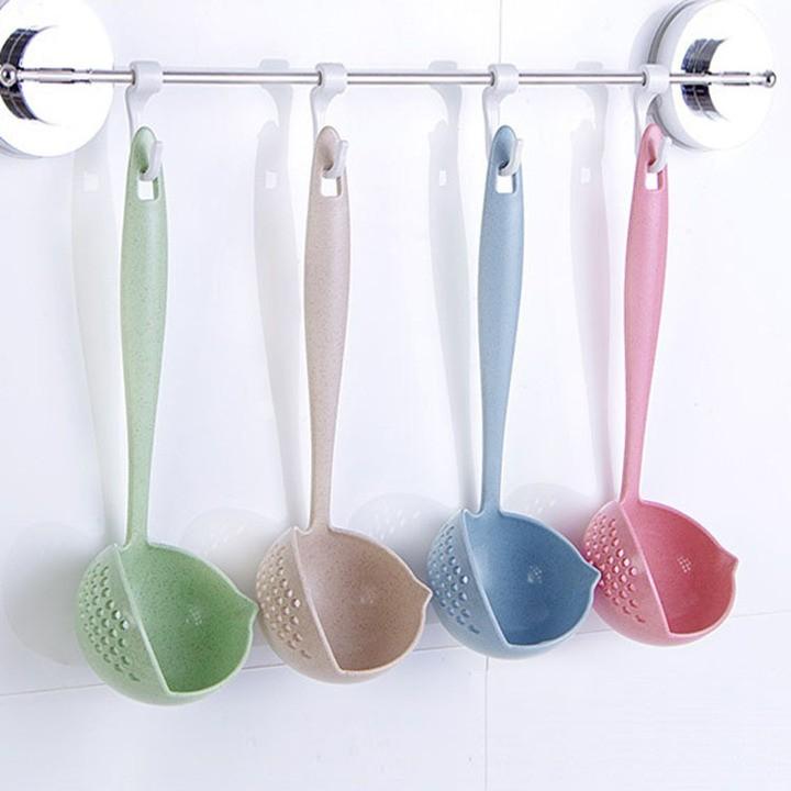 Muỗng Múc Canh Lúa Mạch - Lúa Mì 2 Trong 1