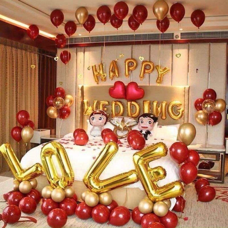 Set bóng trang trí phòng cưới PC007 HOT năm 2020