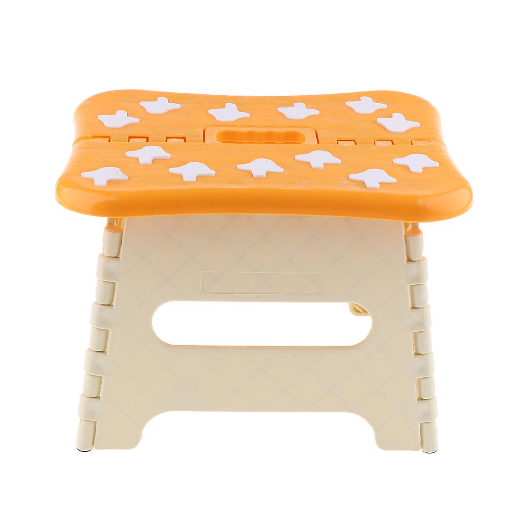 Folding Portable Step Stool for Kids, Toddlers and Adults Home Green Size S