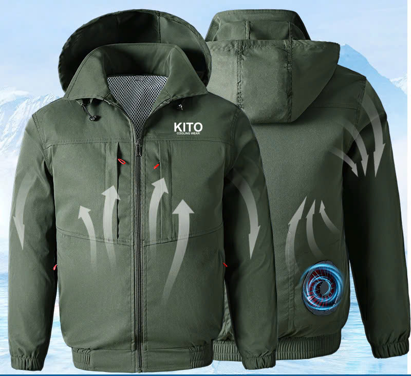 Bộ áo điều hòa KITO NEWPRO KT10 thế hệ mới nhất 2026 quạt 24V siêu bên ,chống chai ,chống phồng