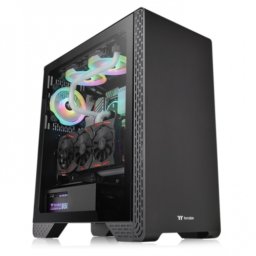 Vỏ Case Thermaltake S300 TG (Black/White) - Hàng Chính Hãng