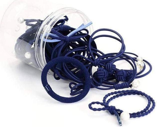 Hộp 12 dây cột tóc Hàn Quốc siêu đẹp siêu bền