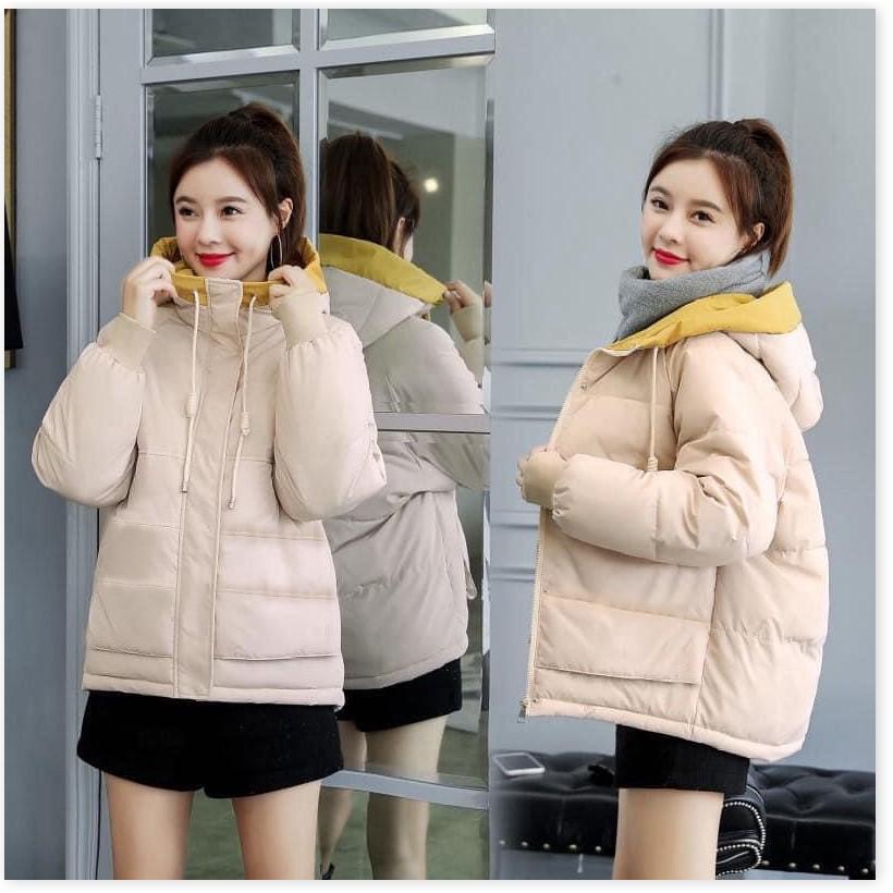 ÁO KHOÁC PHAO NỮ 3 LỚP CÓ NÓN THỜI TRANG BAO ẤM ÁP CHO MÙA ĐÔNG NĂM NAY THỜI TRANG NEMO36 STORE