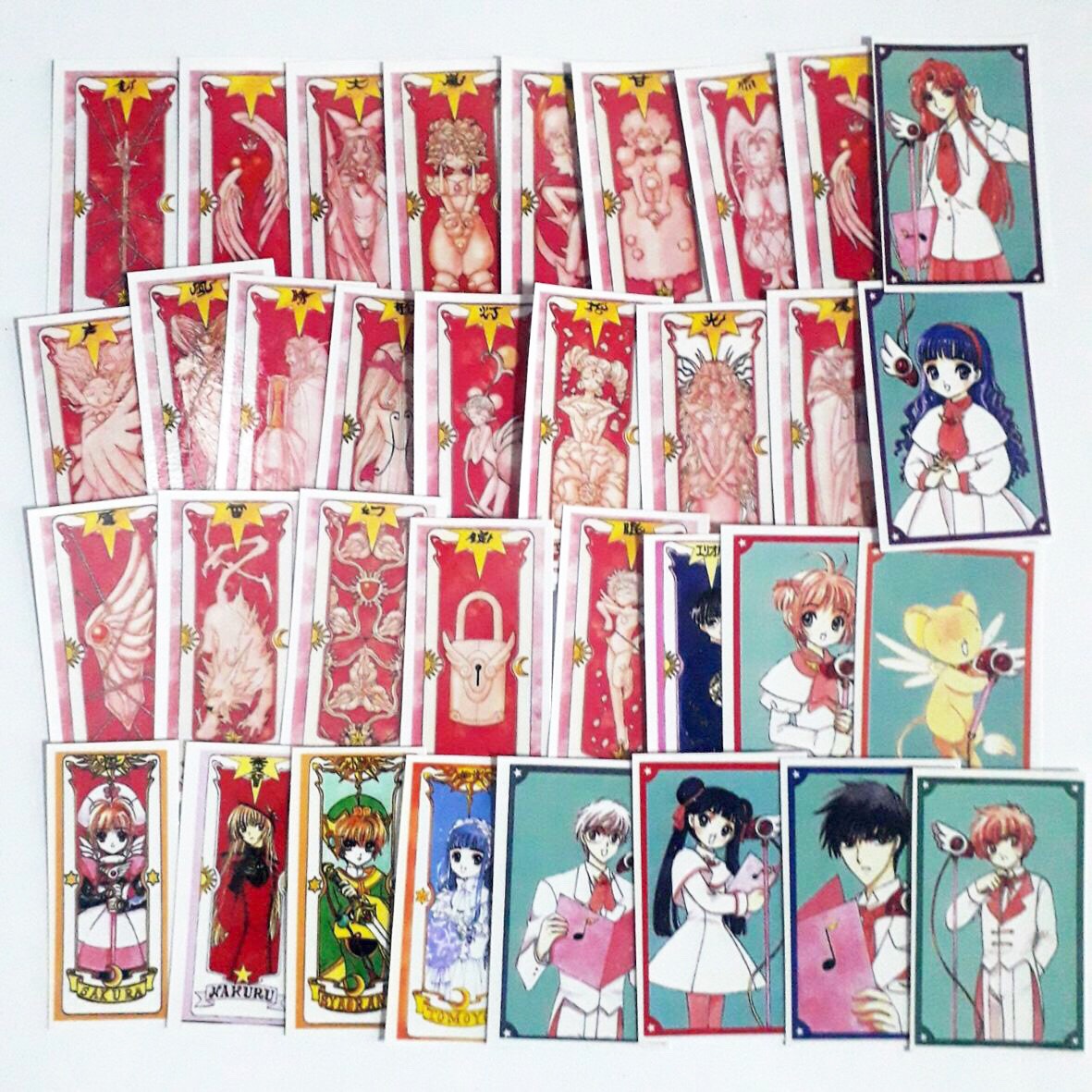 Bộ sticker Clow Sakura 56 ảnh lá bài