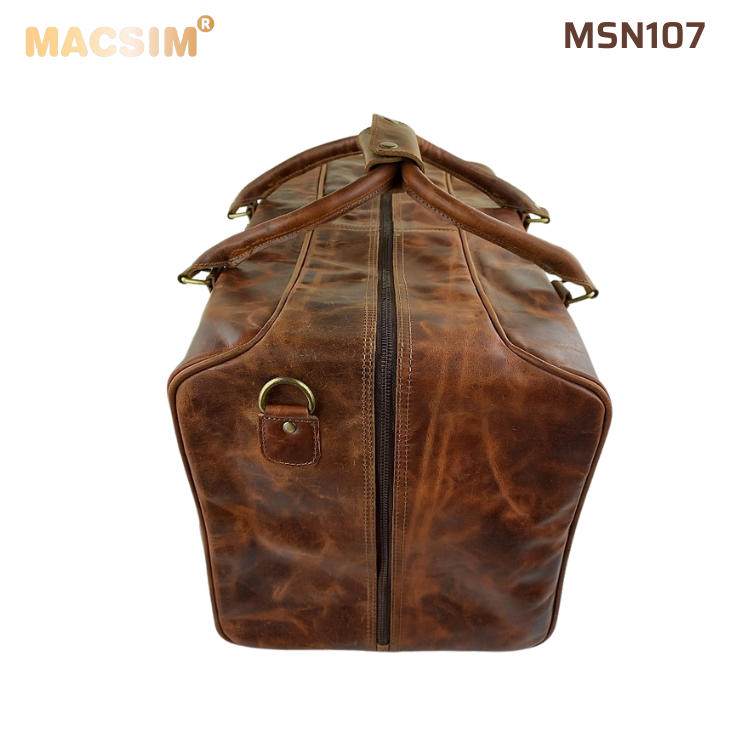 [Túi Da Thật Du Lịch Macsim MSN107 – Da Bò Nguyên Miếng | Cổ Điển – Thủ Công – Chính Hãng]