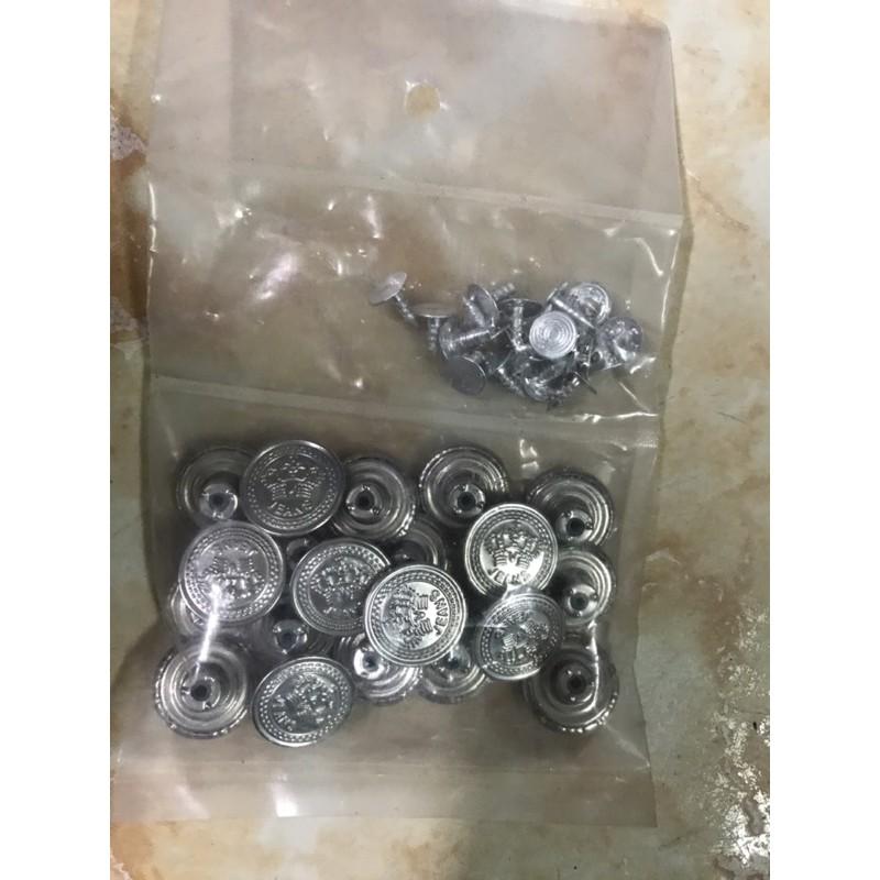 Nút quần jen nút trắng hoàng đế 20 nút