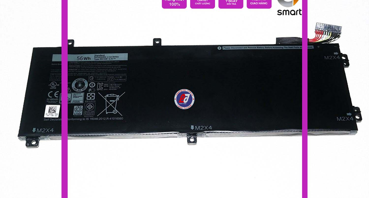 Pin cho Laptop DELL 9550 XPS15 9550 PRECCISION 5510 RRCGW - 56W - Pin Zin - Hàng Chính Hãng