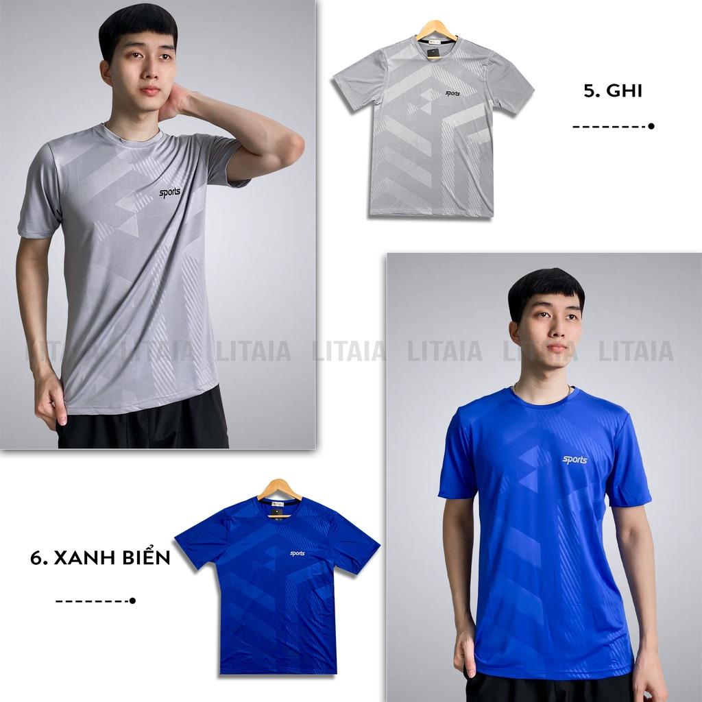 Áo Thun Nam Cổ Tròn Cao Cấp Tay Ngắn, chất thun lạnh bề mặt vải mềm