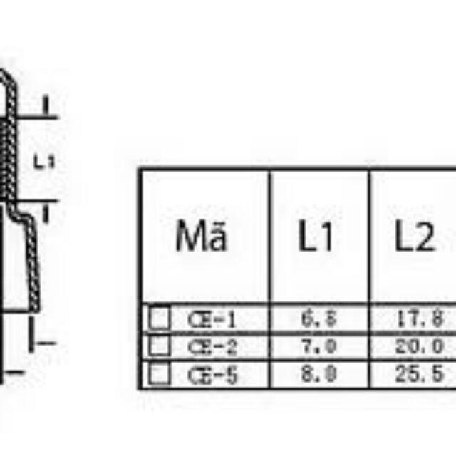 COMBO cả bịch 1000 chiếc cút nối dây điện CE-5X, CE-1X, CE-2X