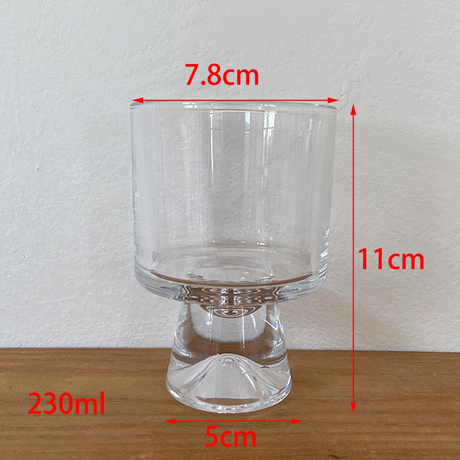 Dessert Bowl Fruit Pudding Transparent Wine Liquor Cups Ice Cream Bowl for Dinning Party