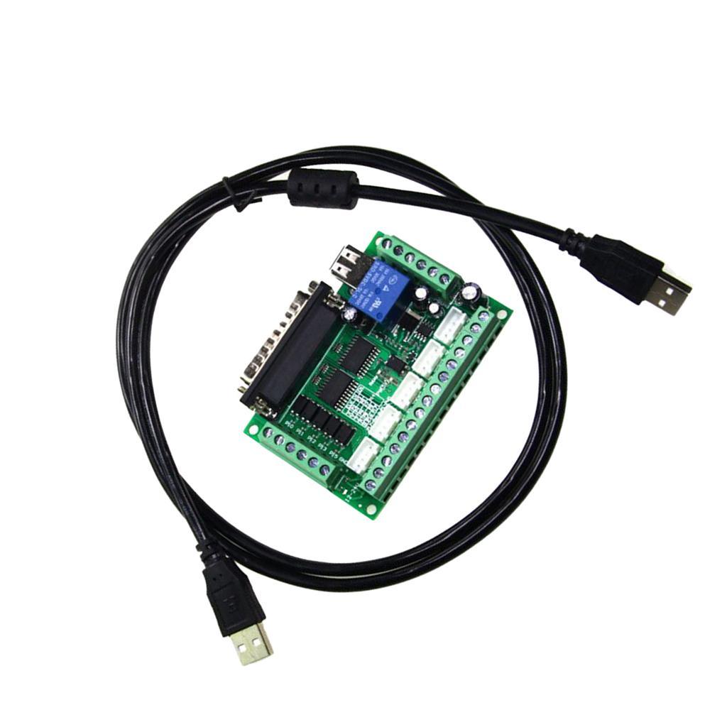 5 Axis Stepper Motor Driver Controller CNC Interface Breakout Board
