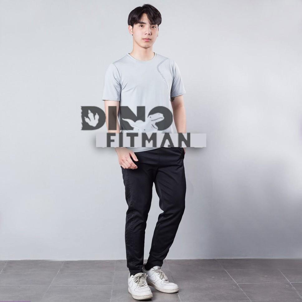 Quần thể thao nam Dino Fitman Quần tập thể dục 3 sọc