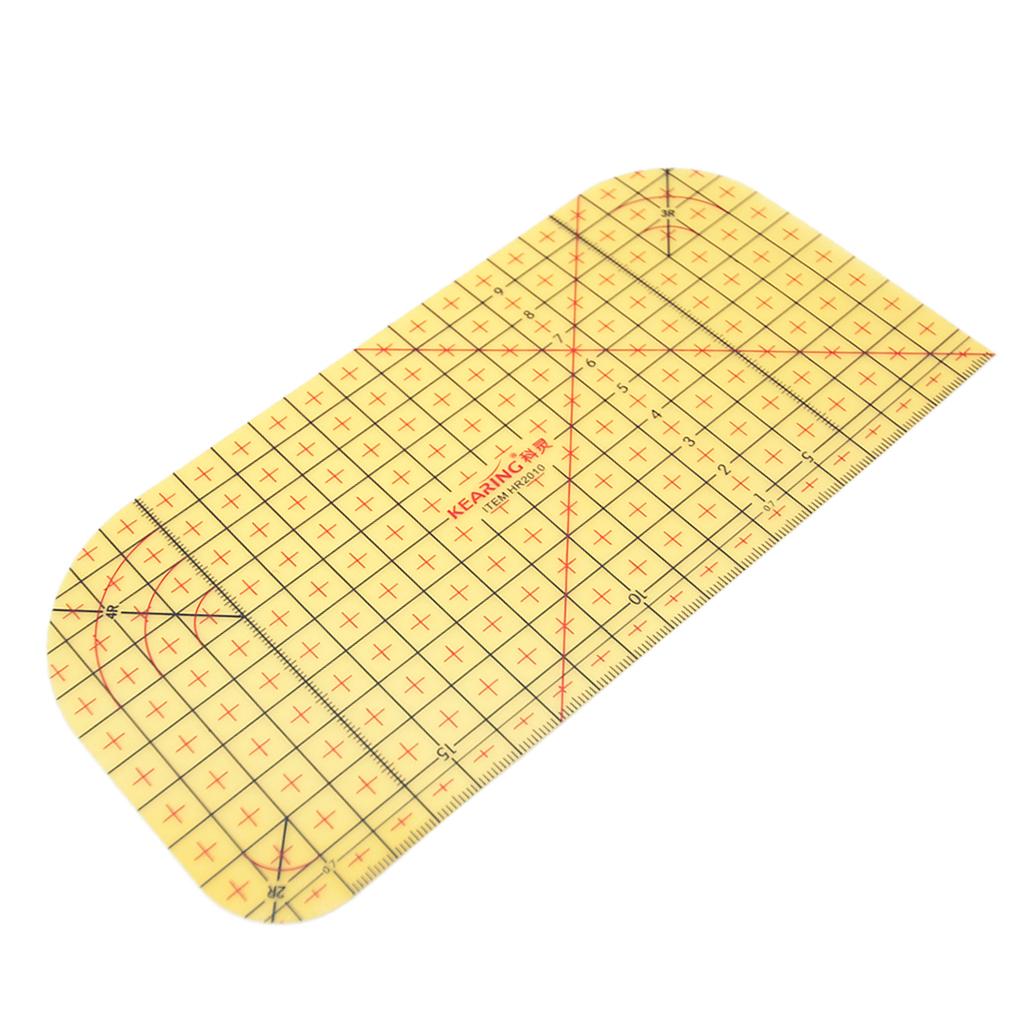 5x Hot Ironing Ruler Fabric Clothes Making Knitting Measuring Marking Tools