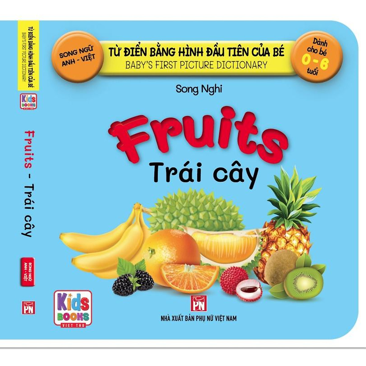 Sách - Baby'S First Picture Dictionary - Từ Điển Bằng Hình Đầu Tiên Của Bé - Trái Cây - Fruits