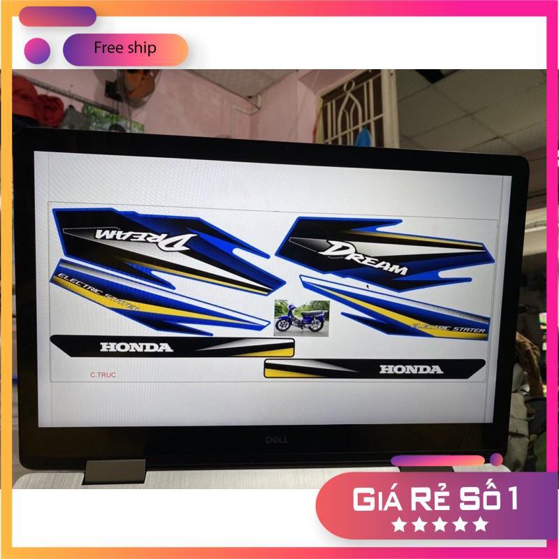 Tem rời dành cho xe dán xe Dream Tem in