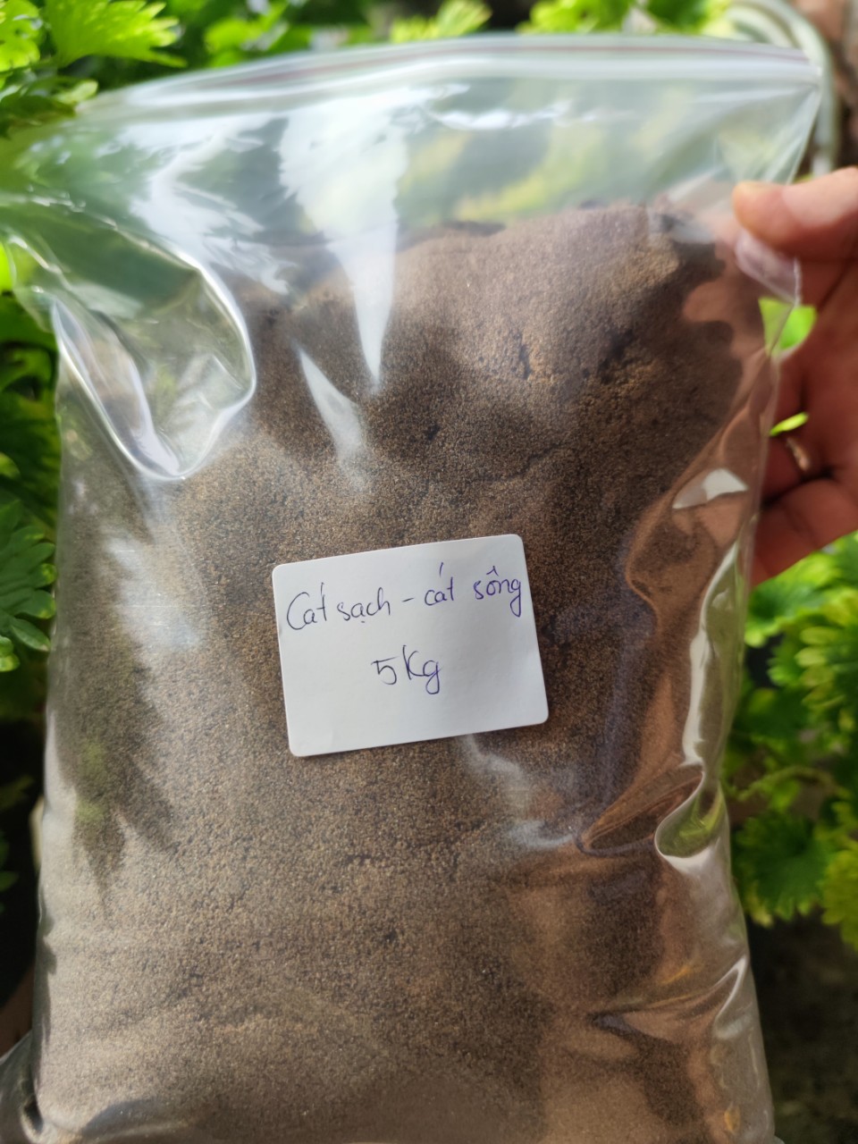 Cát sạch túi 5KG - Cát dùng trong xây dựng và lĩnh vực nông nghiệp