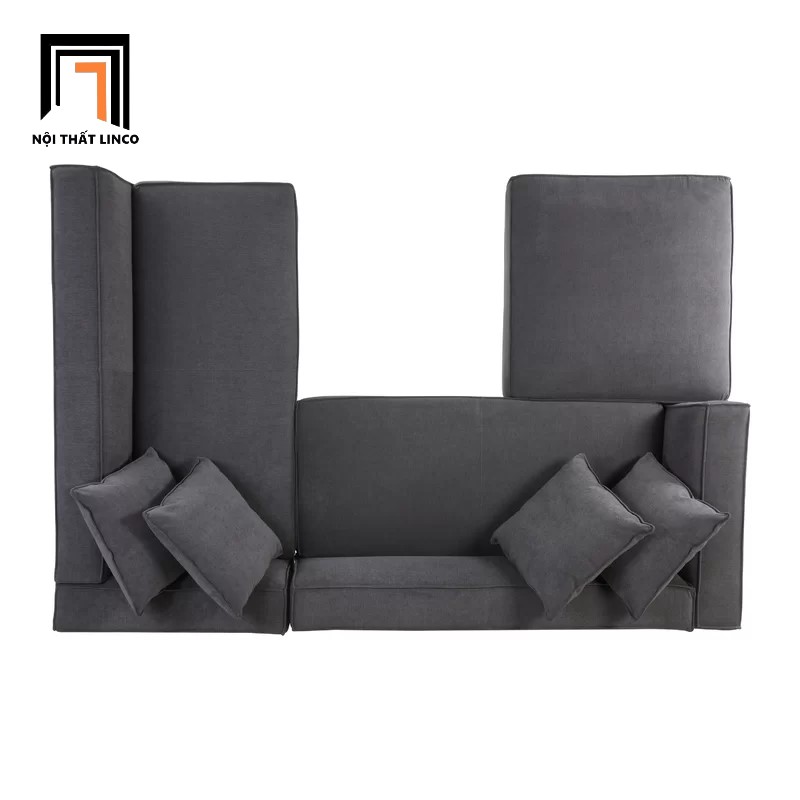 Bộ ghế sofa góc L 2m5 x 1m6 Kingee nhiều màu sắc