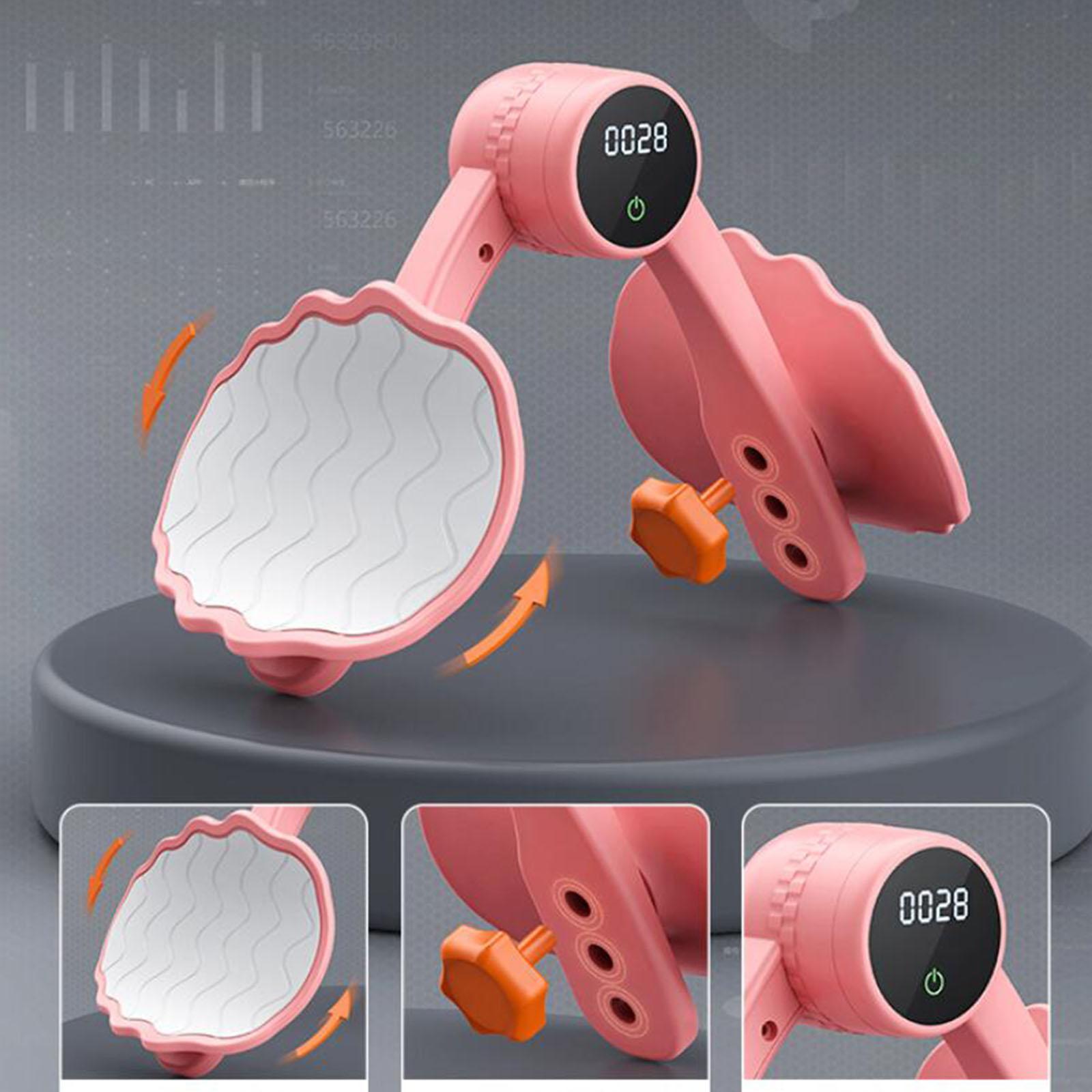 Intelligent Counting  Floor Trainer Leg Press Machine Pink