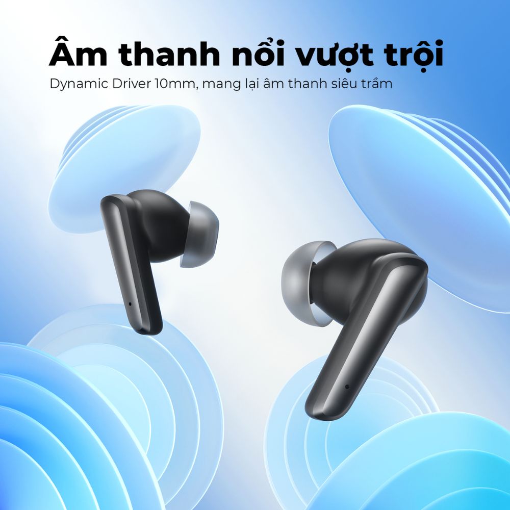 Tai nghe không dây SoundPEATS LIFE LITE True Wireless - Hàng chính hãng