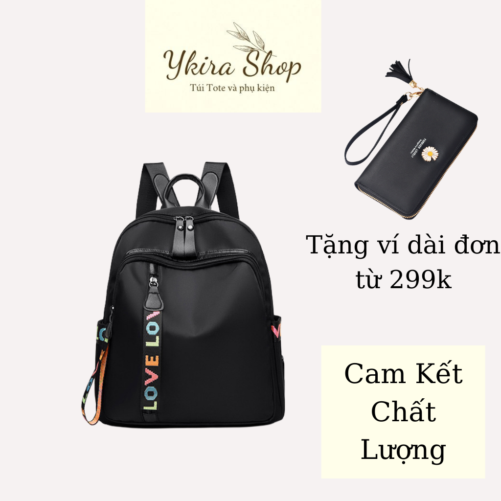 Balo Nữ Vải Oxford Dày Dặn Balo Thời Trang Chống Thấm Nước